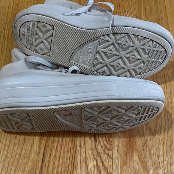 Converse Cream Canvas High-Tops - Picture 4 of 4